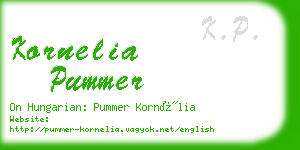 kornelia pummer business card